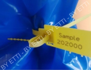 Sigilli di plastica regolabili a doppia chiusura GEMINI 4 confezione da 100 pezzi per  0,18